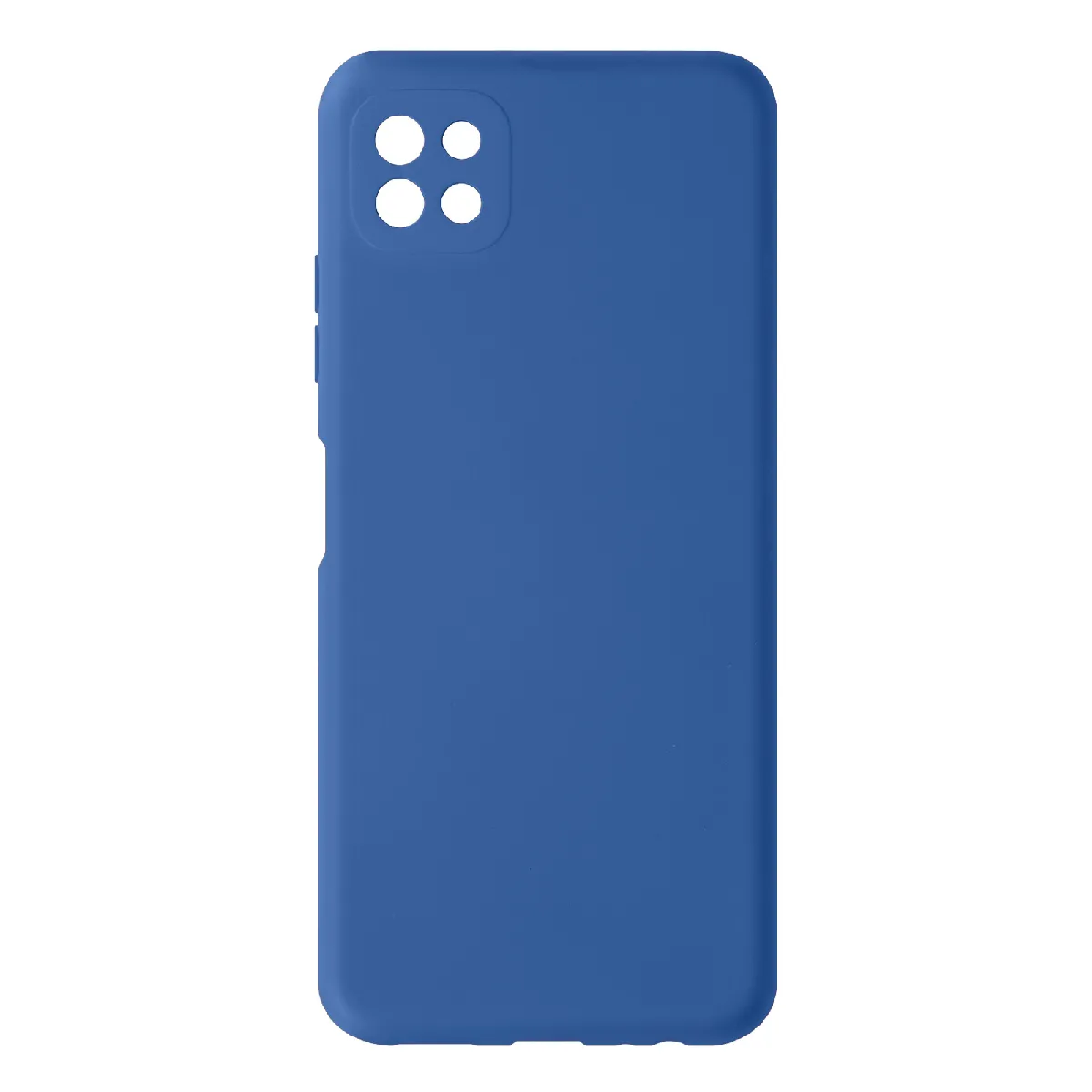 Avizar Bleu Coque Pour Samsung Galaxy A22 5G Silicone Semi Rigide Finition Soft Touch Fine