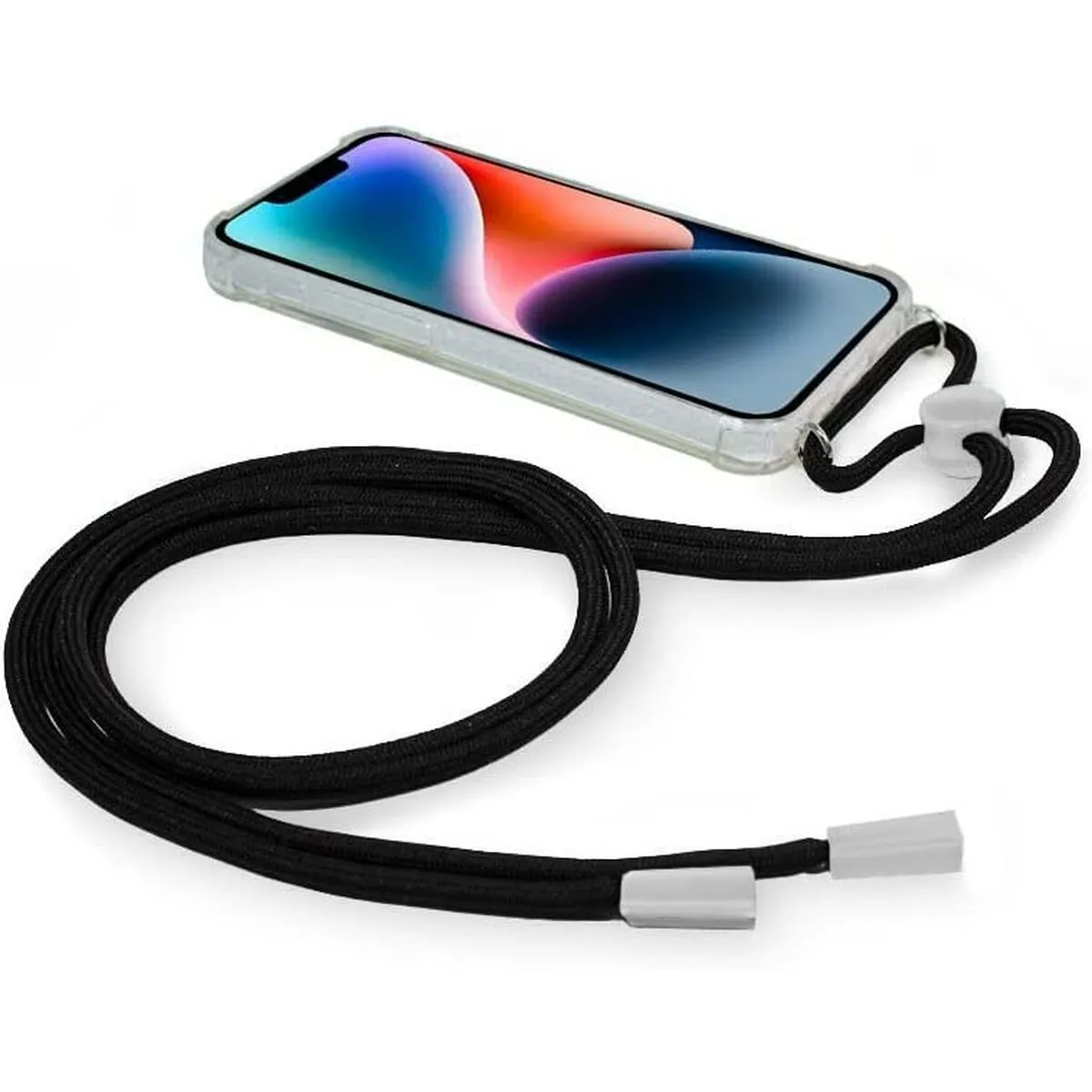 COOL  funda cord&oacute;n negro para iphone 14 plus