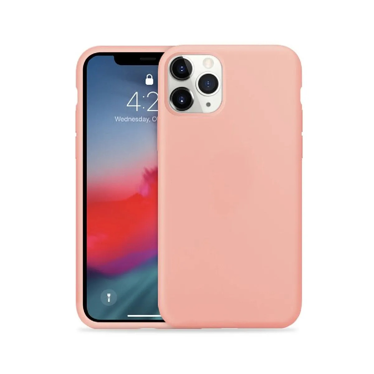 Générique Rose Coque Color Cover Apple Iphone 11 Pro