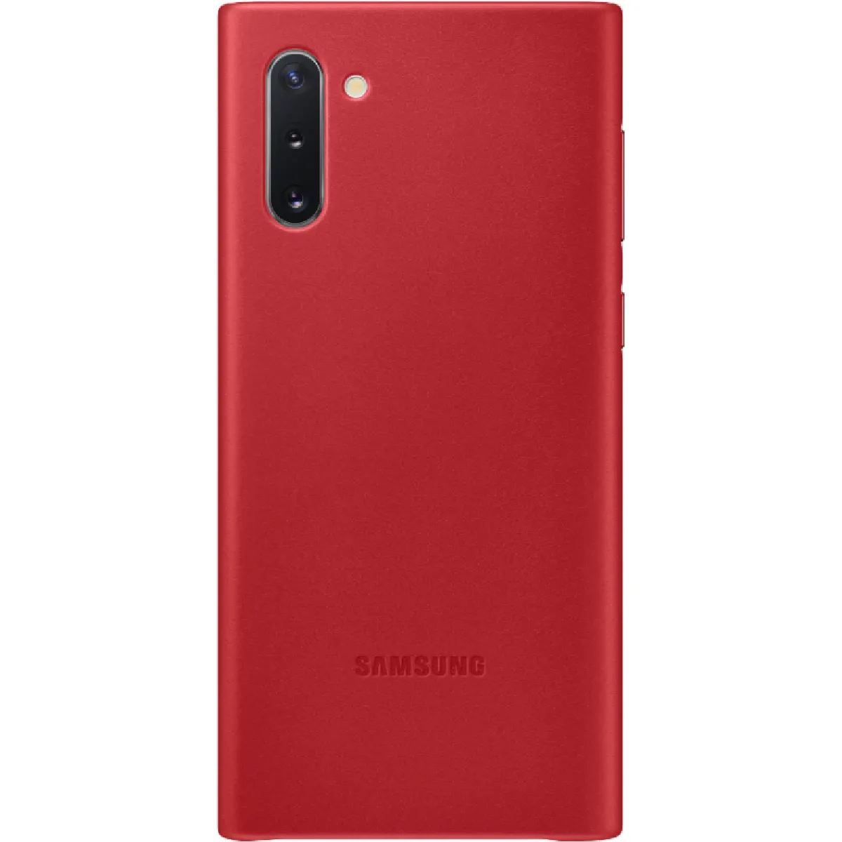 Generique Rouge Samsung Leather Cover Ef-Vn970 - Coque De Protection Pour Téléphone Portable - Cuir - Pour Galaxy Note10, Note10 (Unlocked) - Image 2