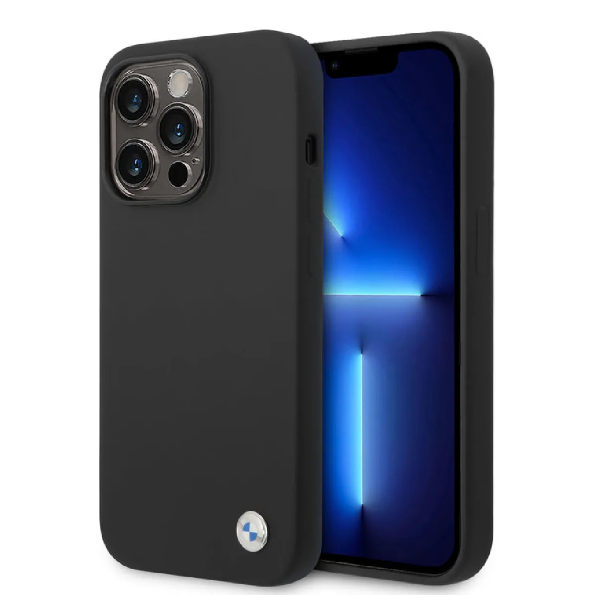 Bmw Noir Coque En Silicone Pour Iphone 14 Pro - Image 2
