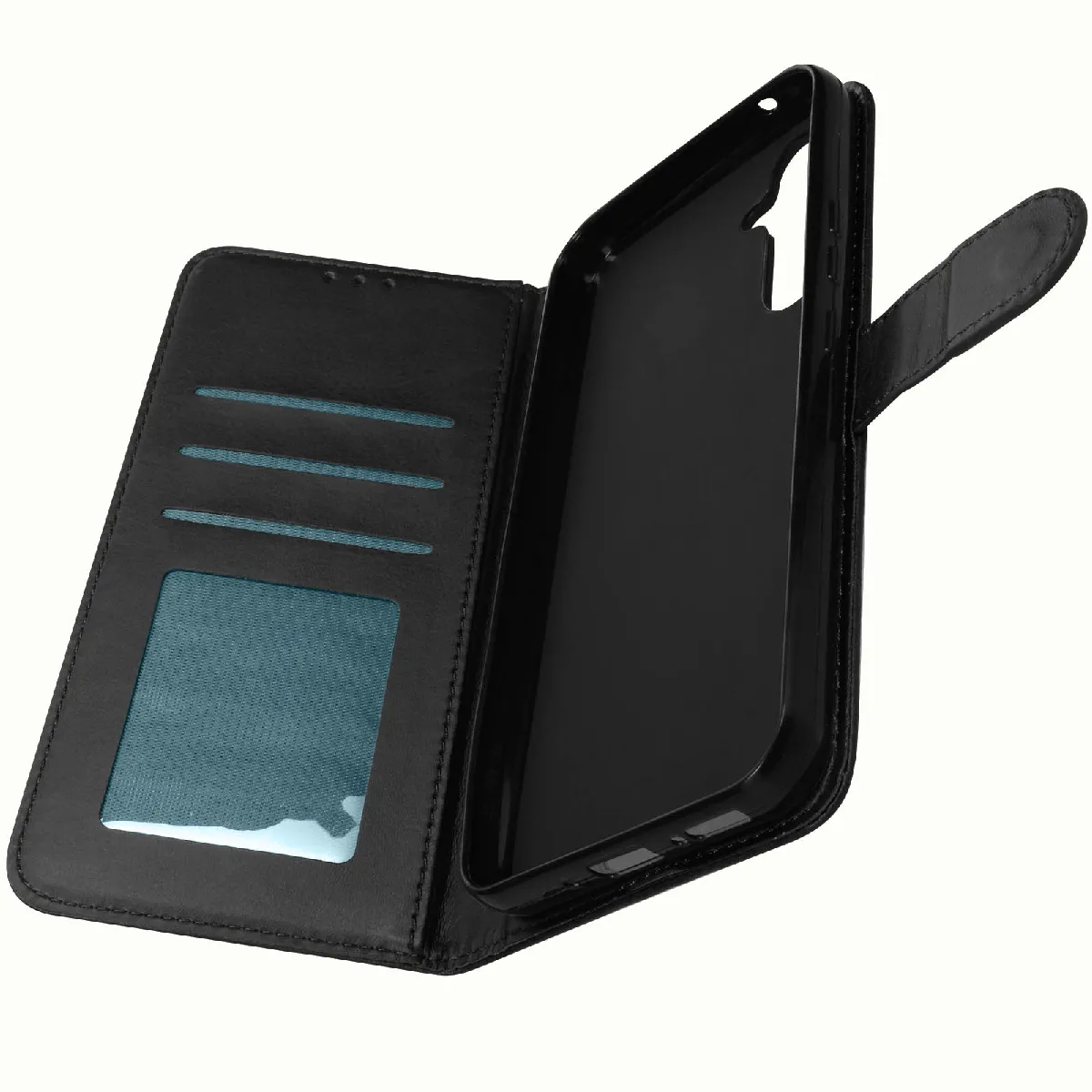Avizar Noir Étui Pour Samsung Galaxy A54 5G Portefeuille Support Vidéo