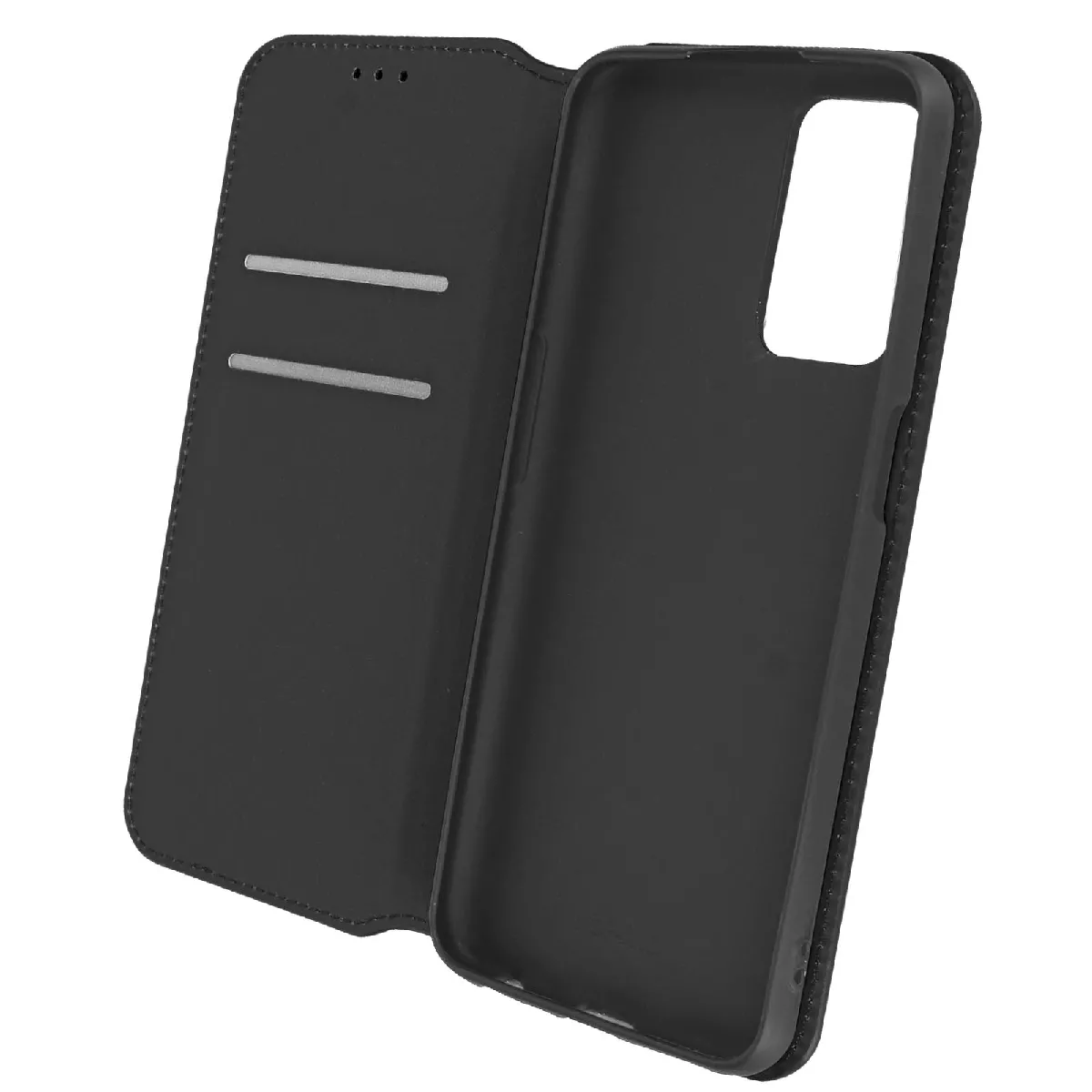 Avizar Noir Étui Pour Oppo A16 Et Pour Oppo A16s Clapet Portefeuille Fonction Support Vidéo