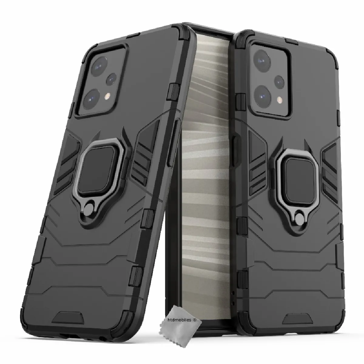 Htdmobiles Noir Coque Rigide Realme 9 Pro 5G