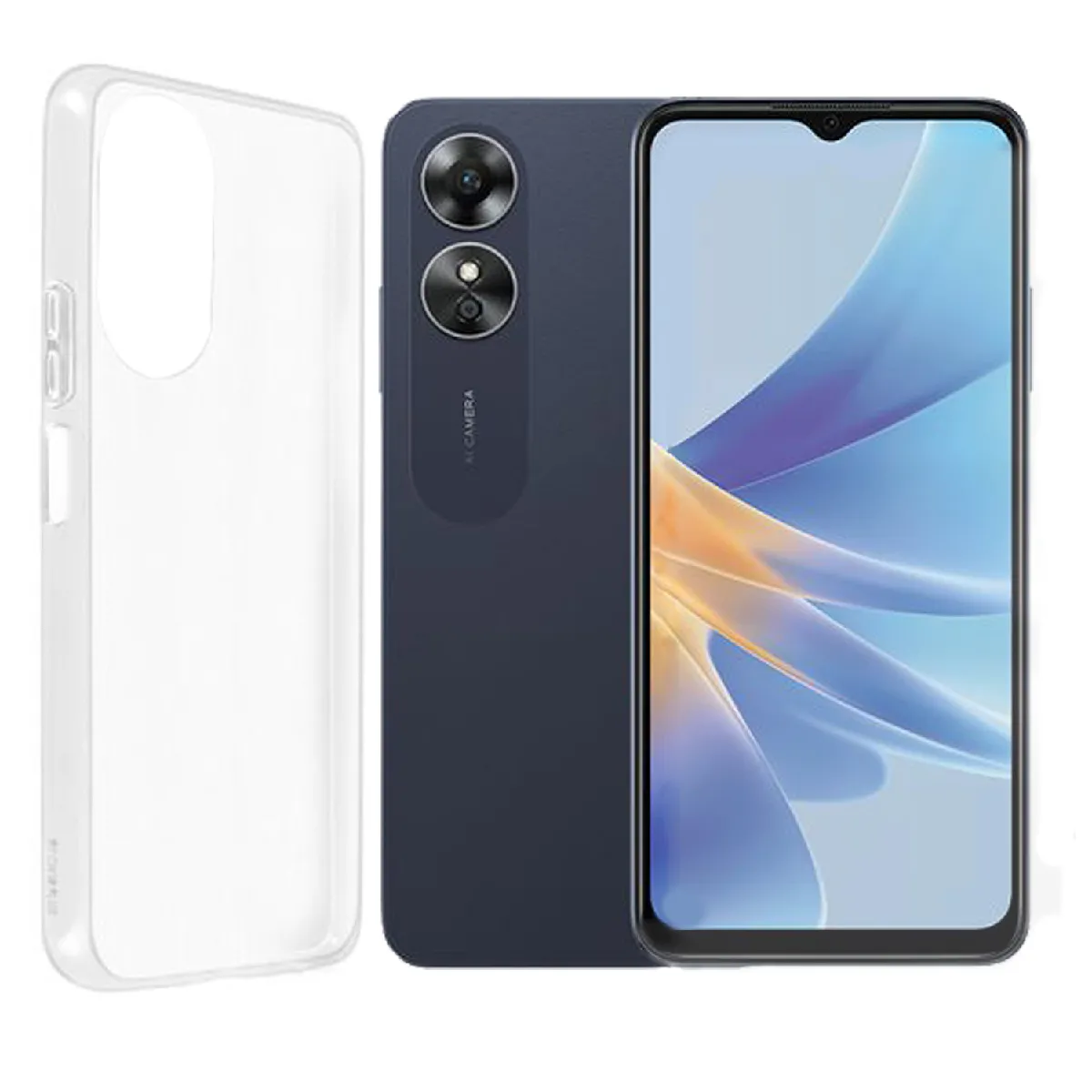 Visiodirect Coque Silicone Oppo A17 Cph2477