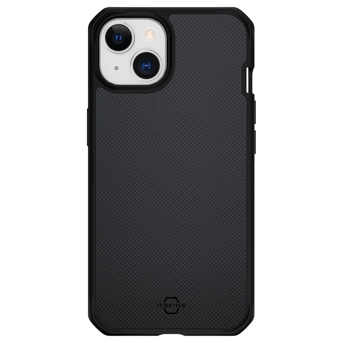 Itskins Noir Coque Pour Iphone 14 Renforcée Ballistic Nylon R