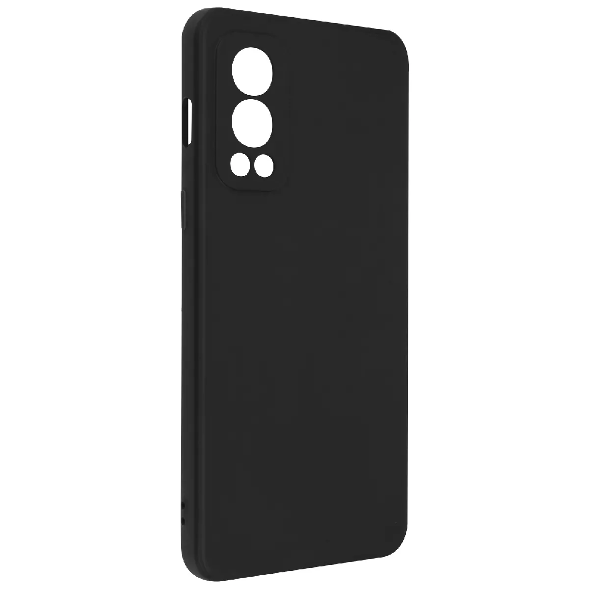 Avizar Noir Coque Pour Oneplus Nord 2 Résistante Silicone Gel Flexible Fine Légère