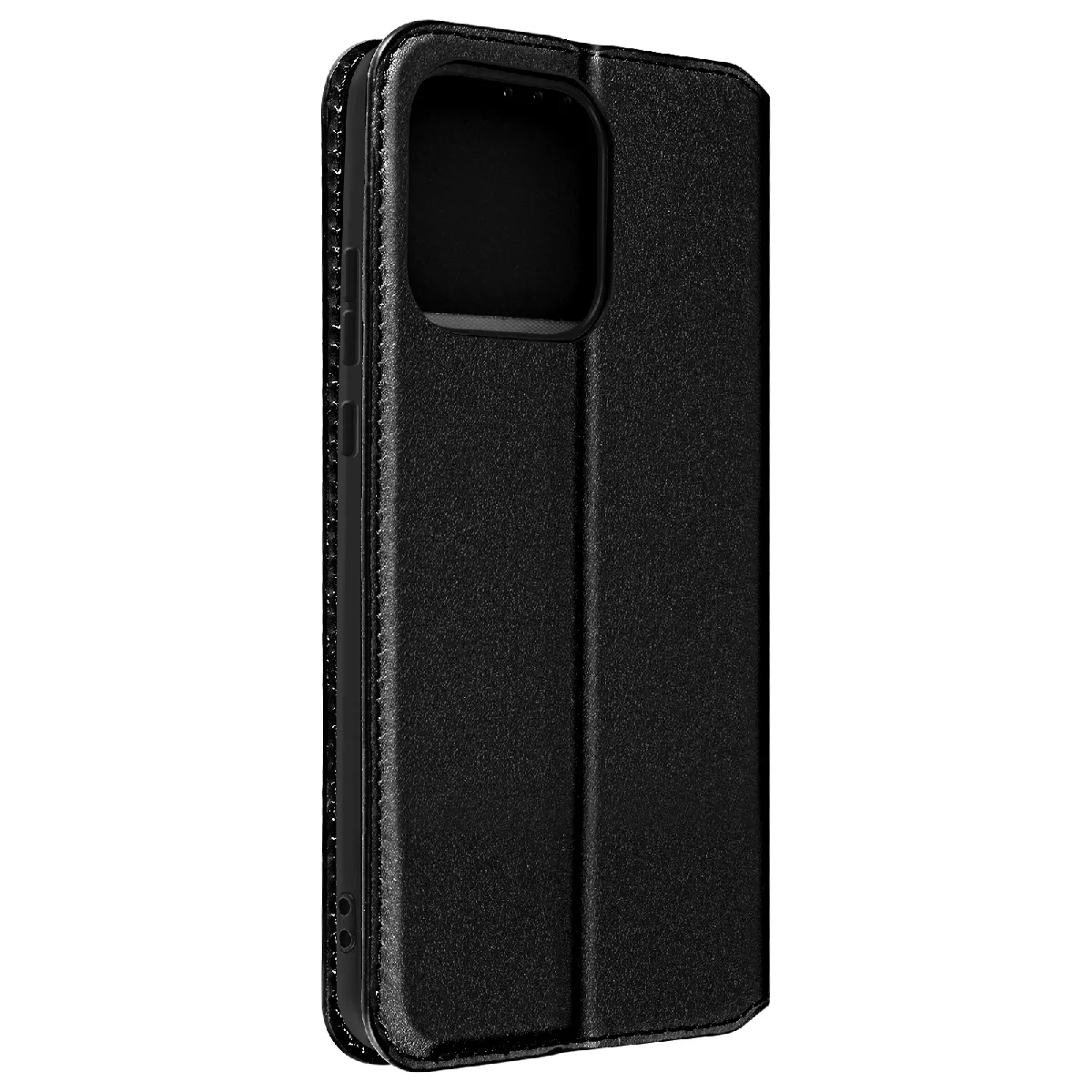 Avizar Noir Housse Pour Xiaomi Redmi 12C Clapet Magnétique Porte-Carte Support Vidéo