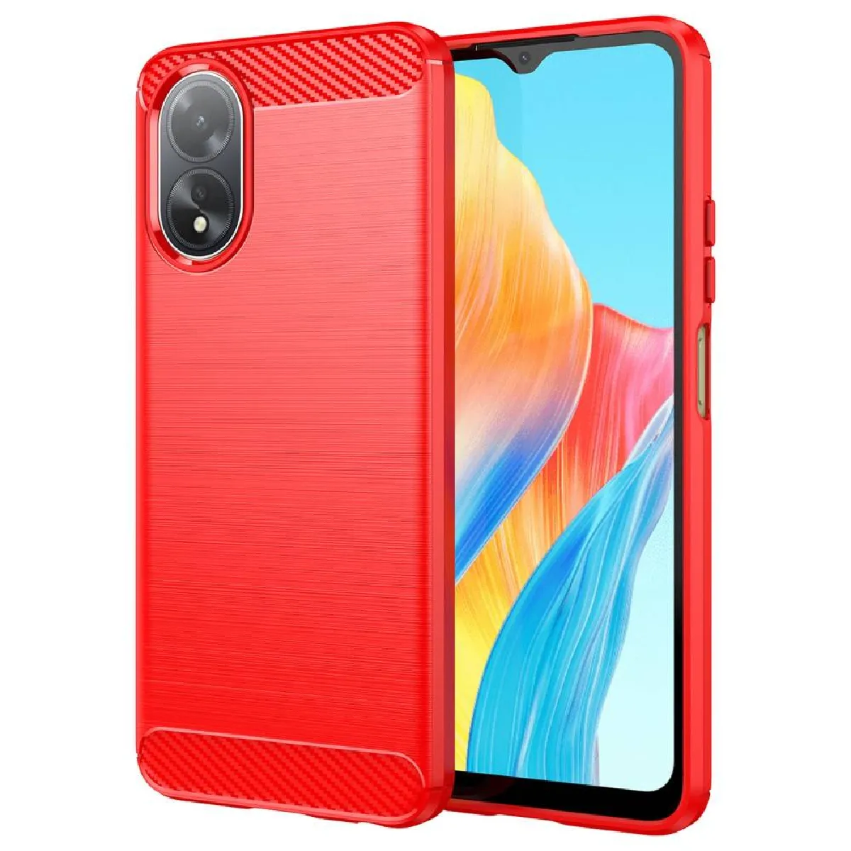 Htdmobiles Rouge Coque Pour Oppo A18/A38