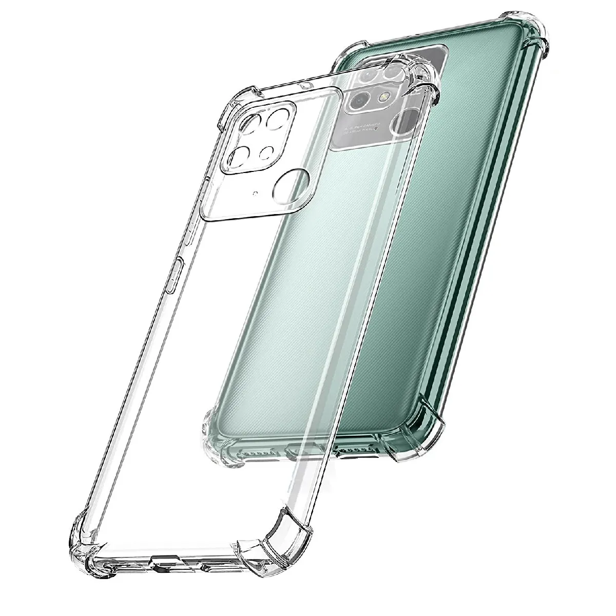 Little Boutik Coque À 4 Coins Renforcés Xiaomi Redmi 10C - Transparent