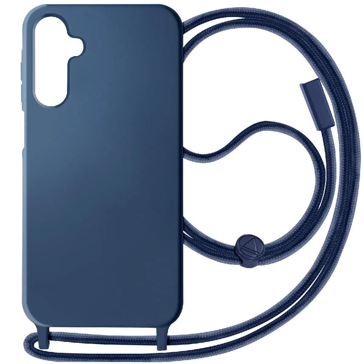 Avizar Bleu Coque Cordon Semi-Rigide Pour Samsung Galaxy A15 Nuit