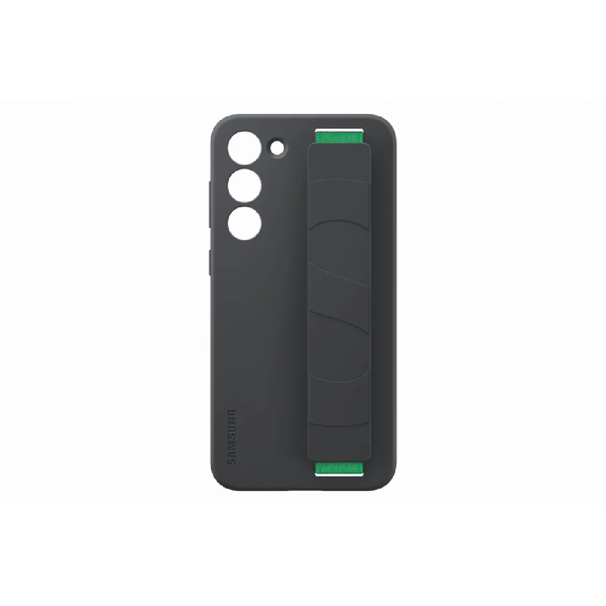 Samsung Noir Coque Pour Galaxy S23 Plus En Silicone Avec Lanière
