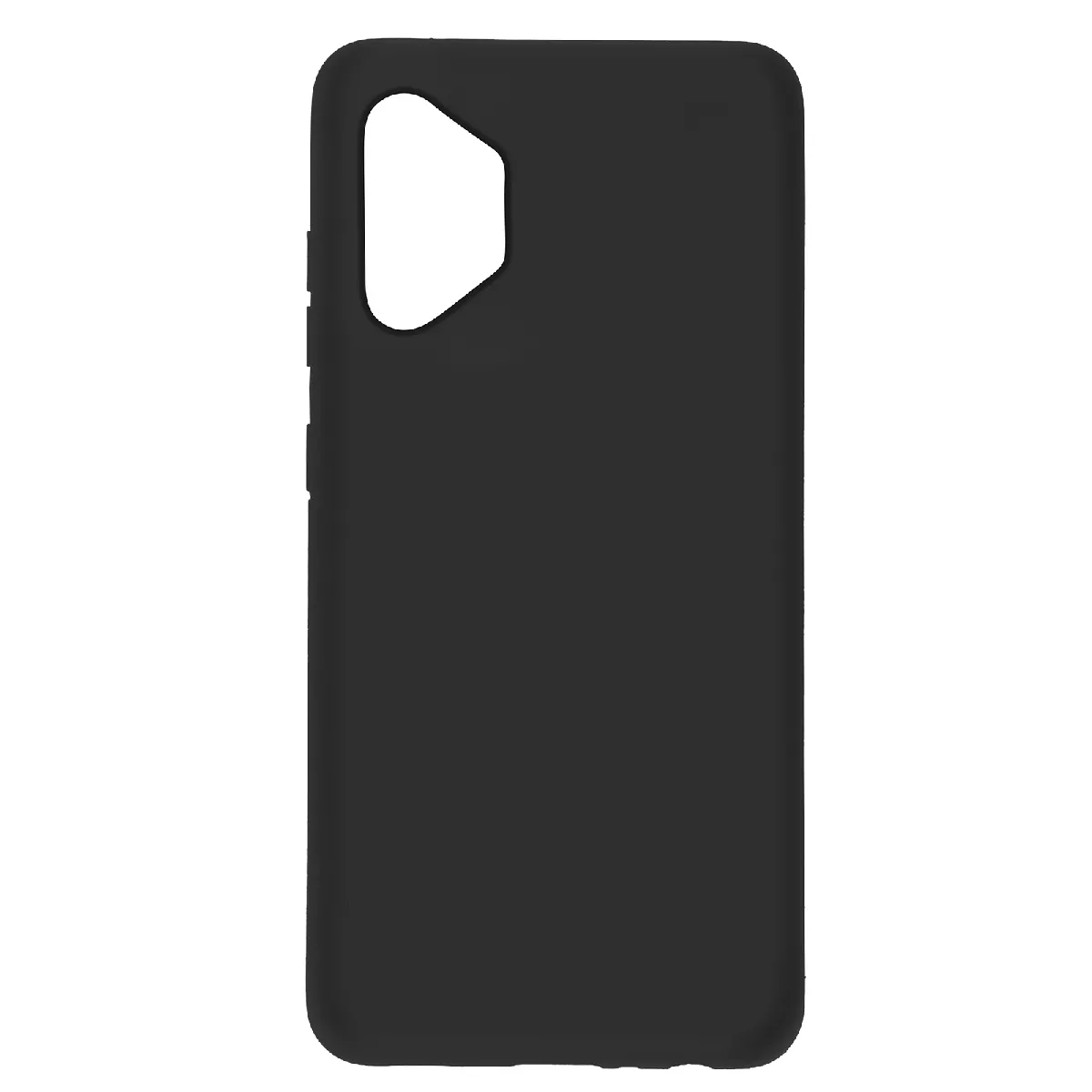 Avizar Noir Coque Pour Samsung Galaxy A32 5G Silicone Semi-Rigide Finition Soft Touch Fine