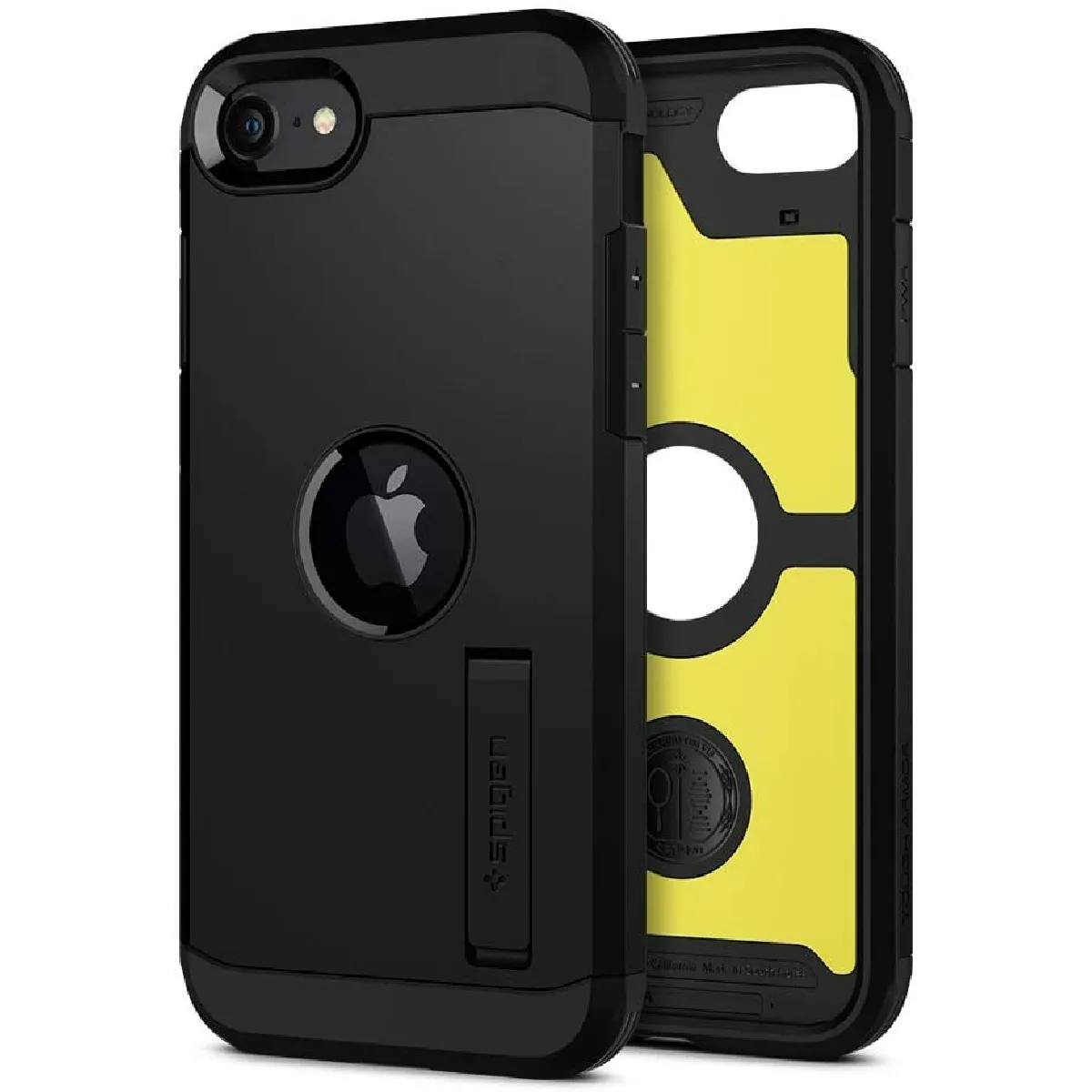 Spigen Sgp Noir Coque Antichoc Avec Support Tough Armor Pour Apple Iphone Se 2020
