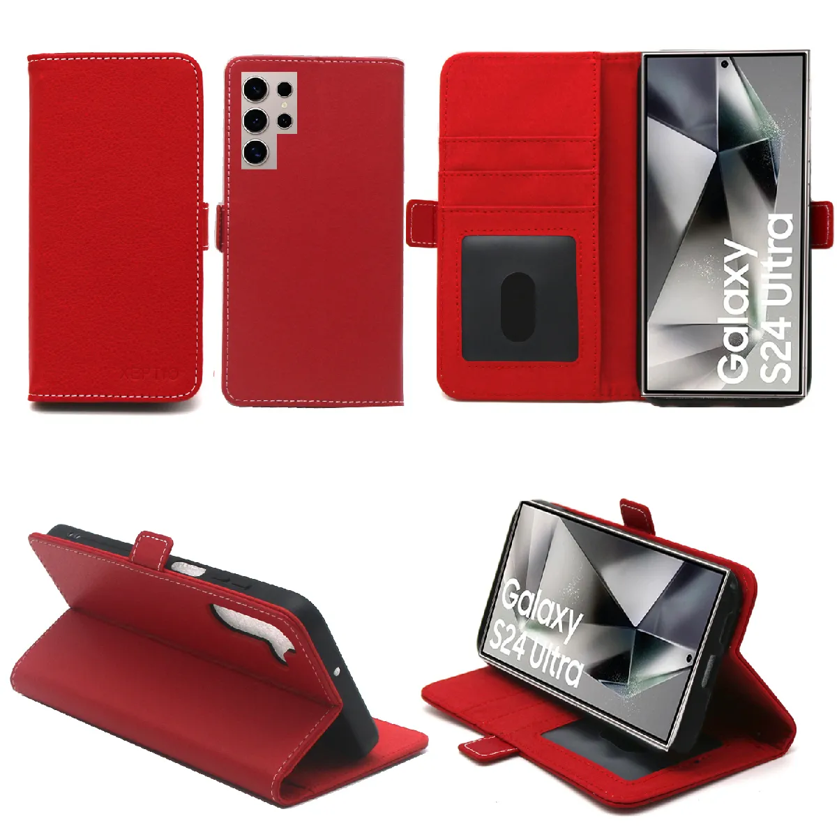 Xeptio Housse Portefeuille Samsung Galaxy S24 Ultra 5G