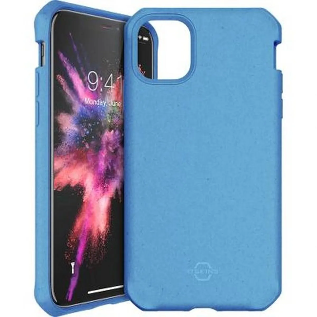 Itskins Bleu Coque Pour Iphone 11 Pro Rigide Feronia Bio