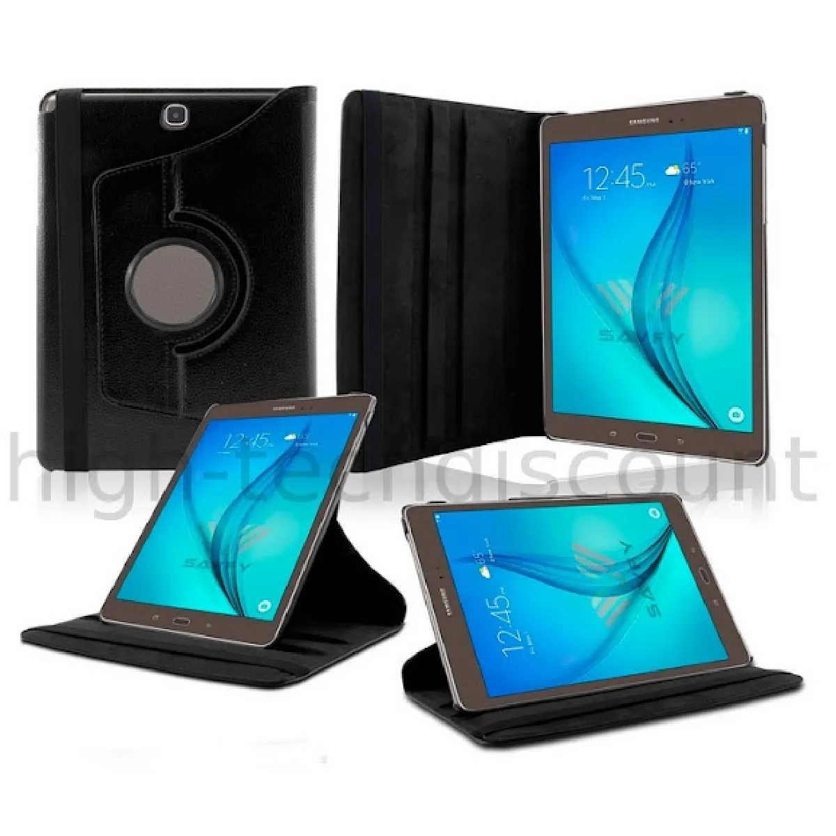 Htdmobiles Noir Housse Tablette Pour Samsung Galaxy Tab E 9.6