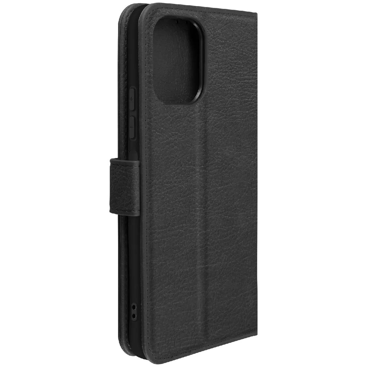 Avizar Noir Étui Pour Xiaomi Redmi 12 Clapet Portefeuille Fonction Support Vidéo