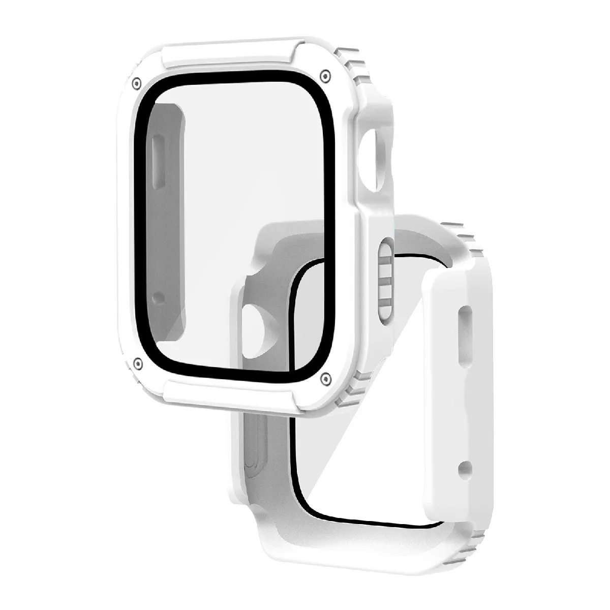 Avizar Blanc Protection Intégrale Verre Trempé Apple Watch Series 3 / 2 / 1 38Mm