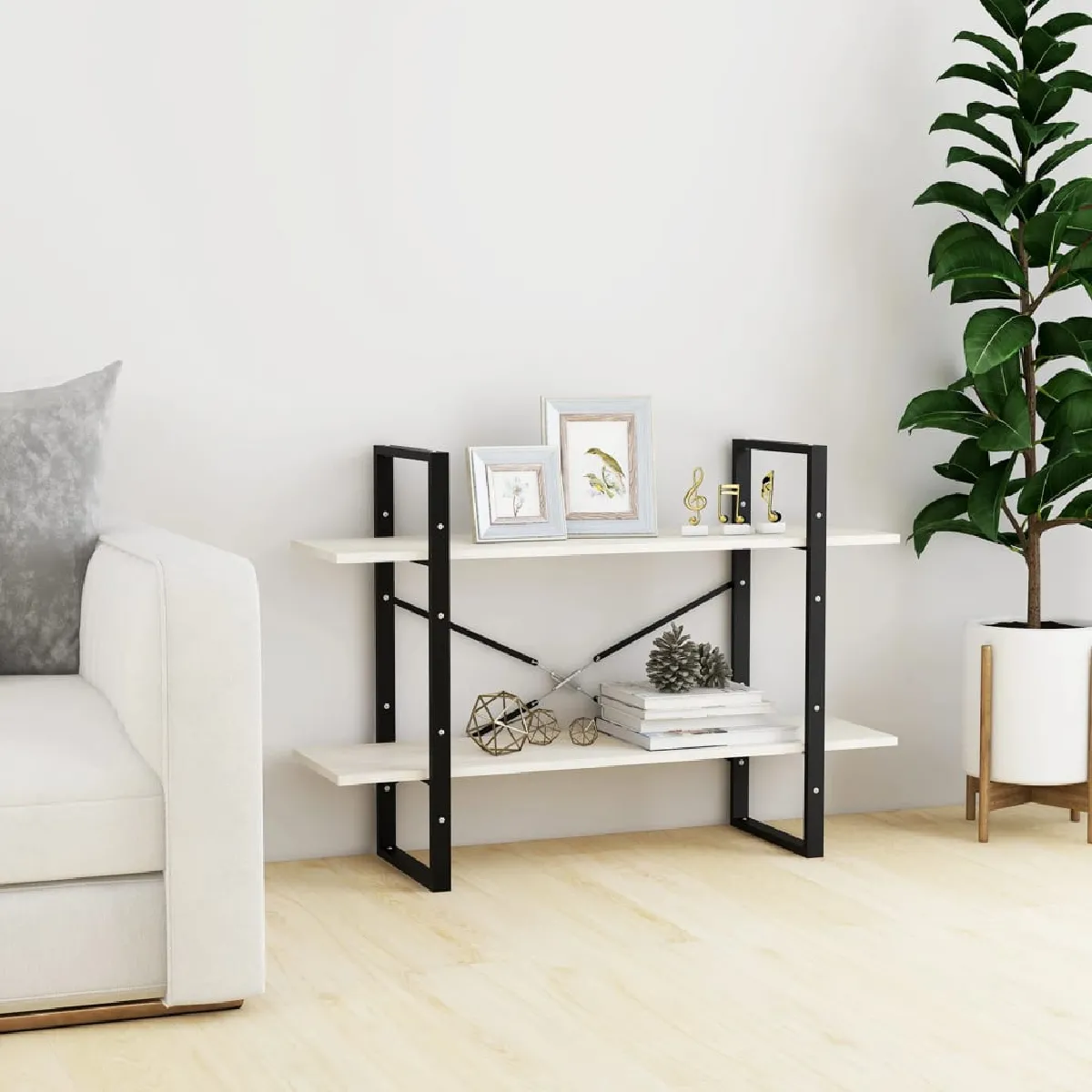 vidaXL Bibliothèque 2 niveaux - vue 4