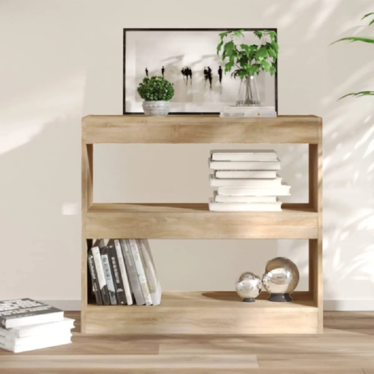 Vidaxl Bibliothèque/Séparateur Chêne Sonoma