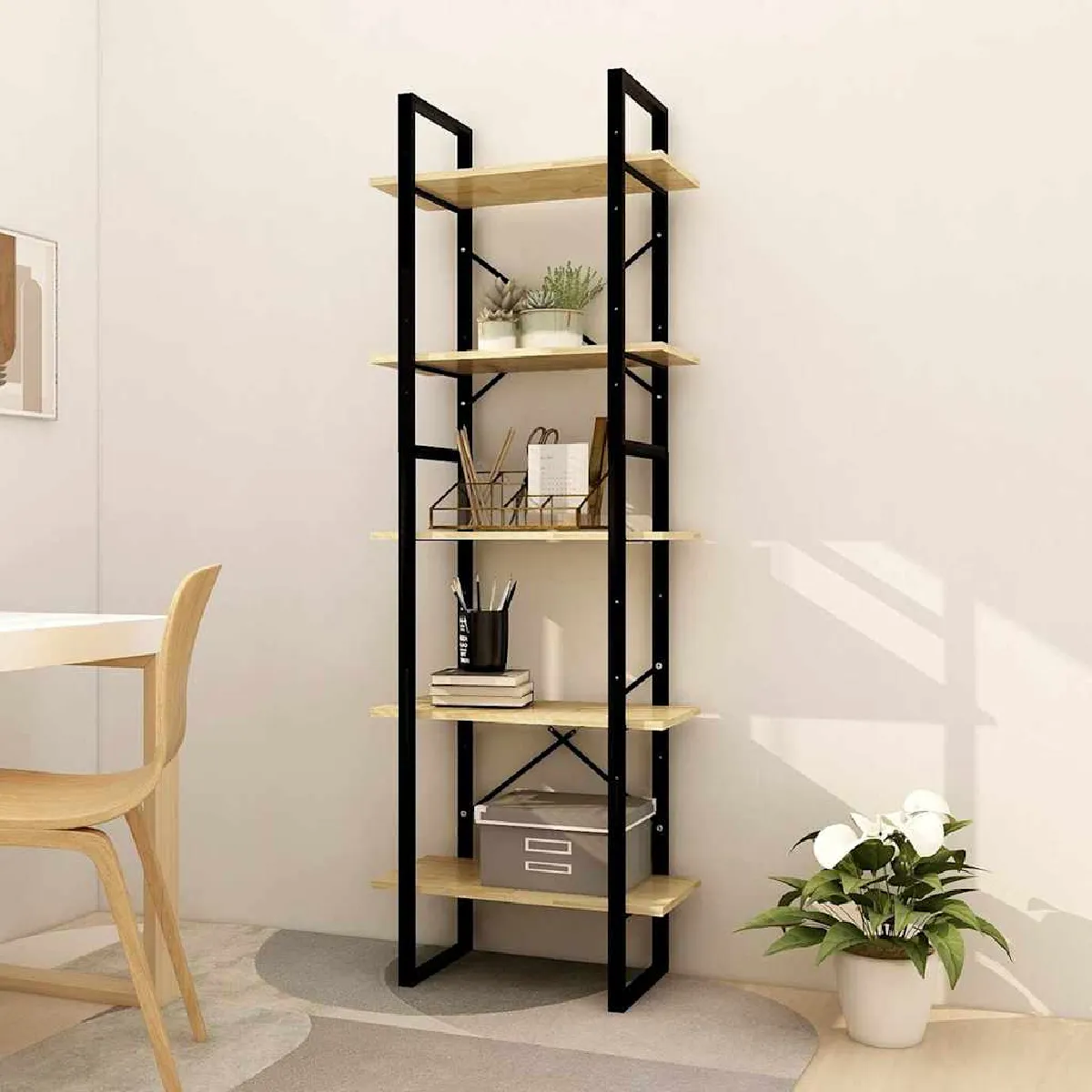 VIDAXL - Bibliothèque - 5 Niveaux - 60x30x175 cm - Image 2