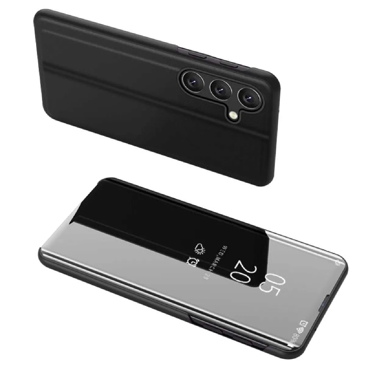 Htdmobiles Noir Coque Portefeuille Samsung Galaxy A05s