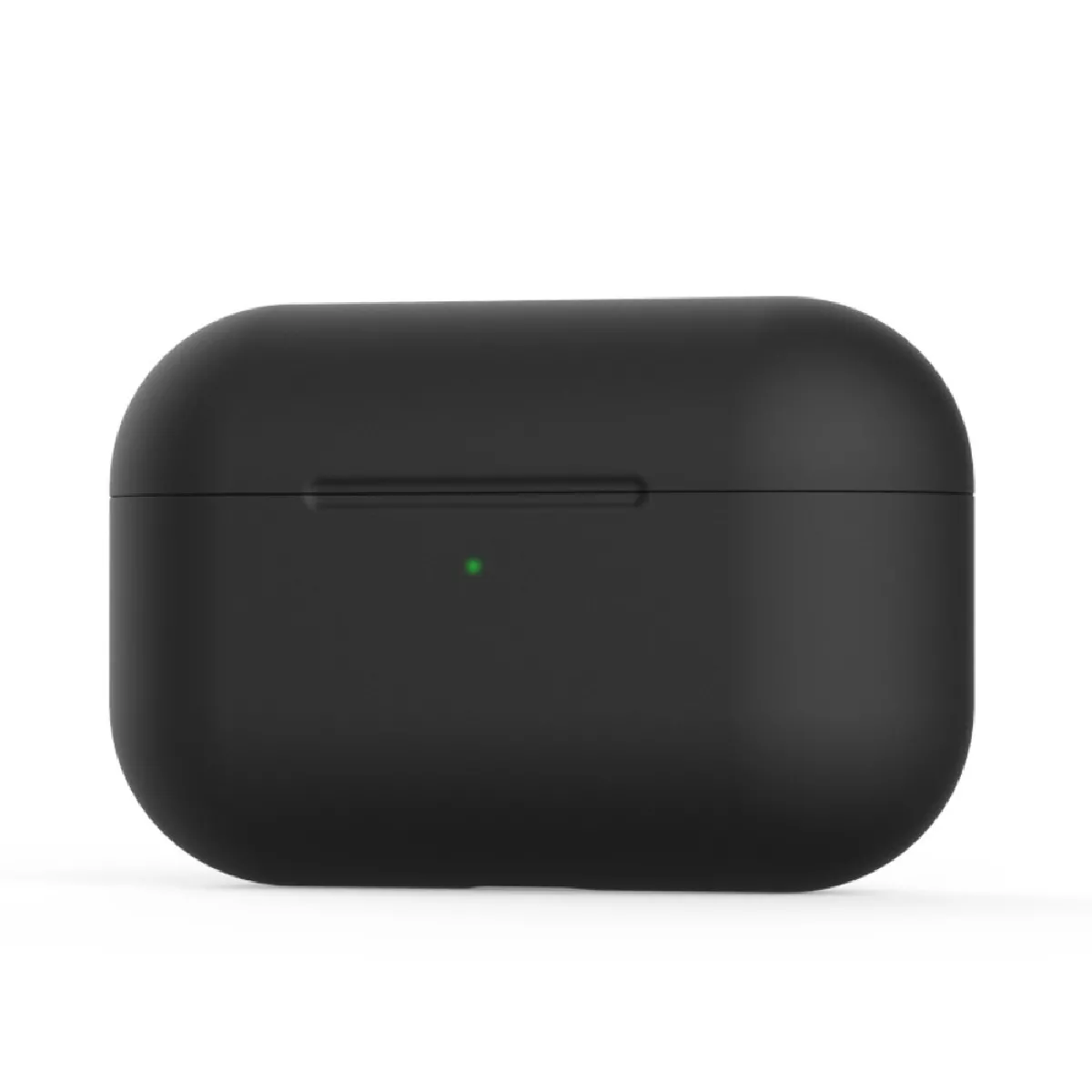 Générique Noir Coque Silicone Airpods Pro / 3