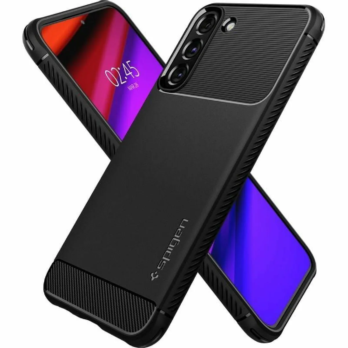 SPIGEN SGP Spigen Rugged Armor Galaxy S22 - Noir