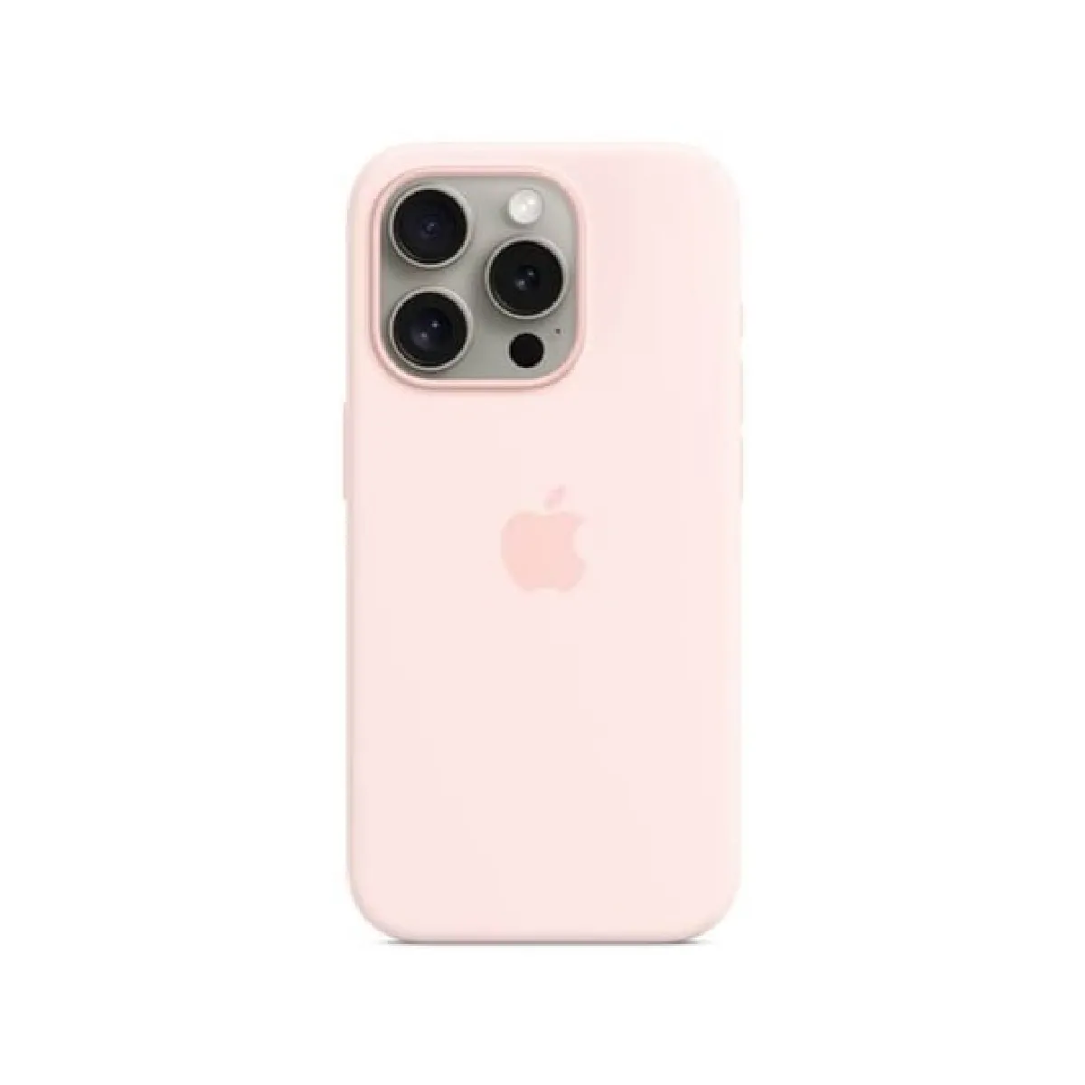 Apple Rose Silicone Case With Magsafe Pâle Iphone 15 Pro