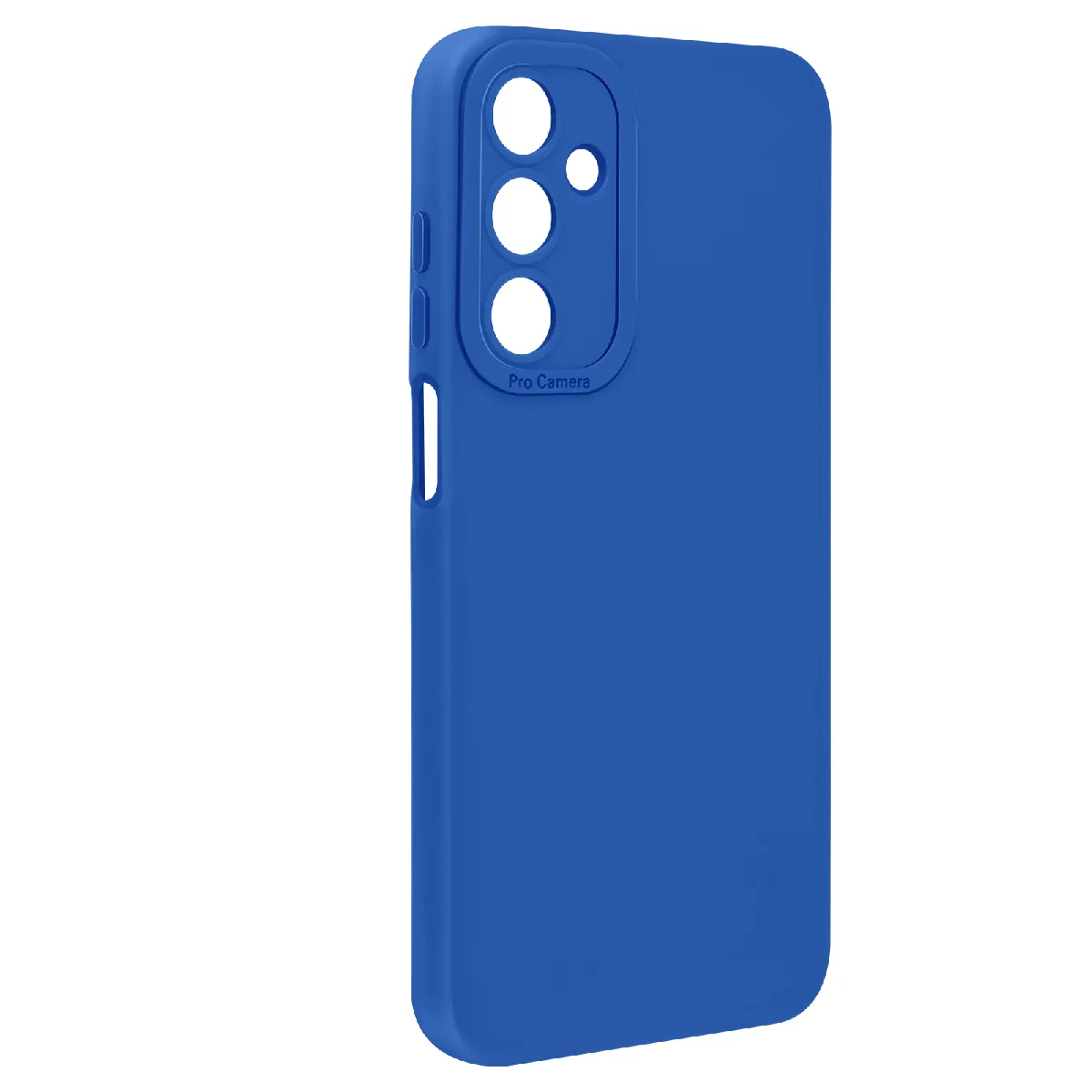 Avizar Bleu Coque Pour Samsung Galaxy A25 5G Silicone Mat Protection Caméra
