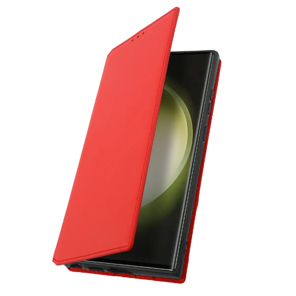 Avizar Rouge Étui Pour Galaxy S23 Ultra