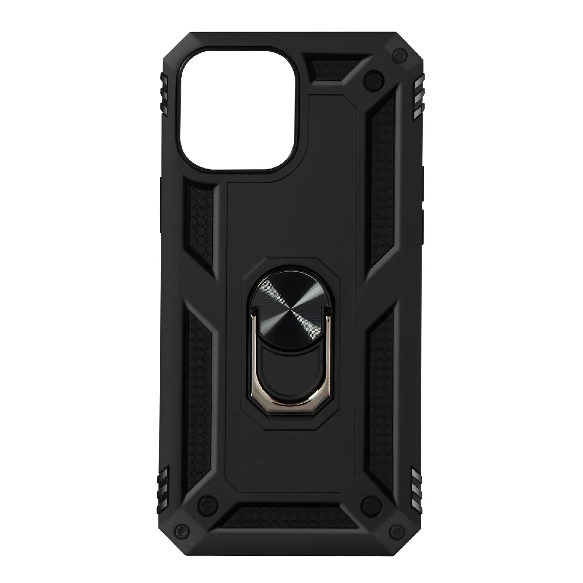 Avizar Noir Coque Pour Iphone 13 Antichoc Hybride Bague Support Vidéo