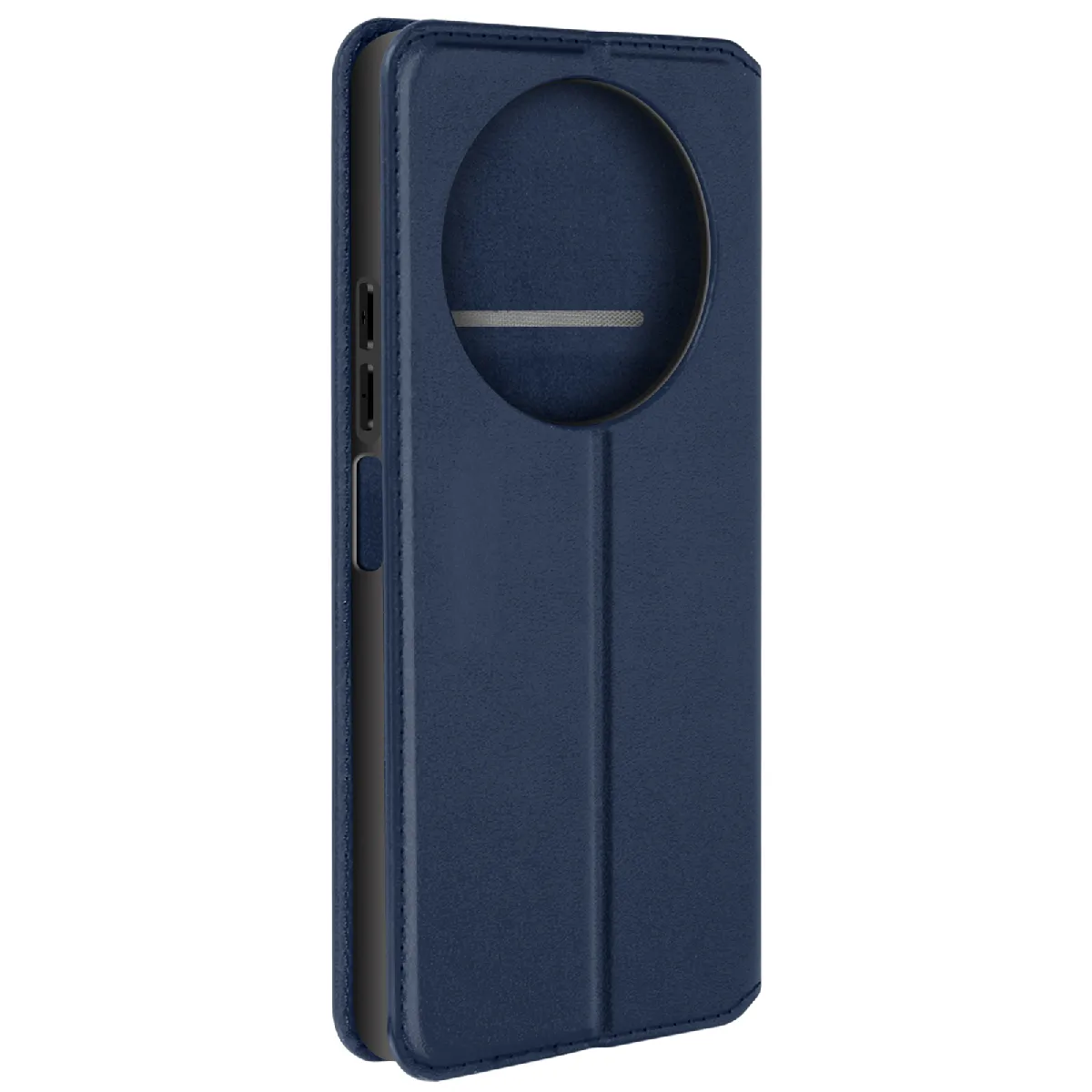 Avizar Bleu Étui Pour Xiaomi Redmi A3 Clapet Porte-Cartes Et Support Vidéo Nuit