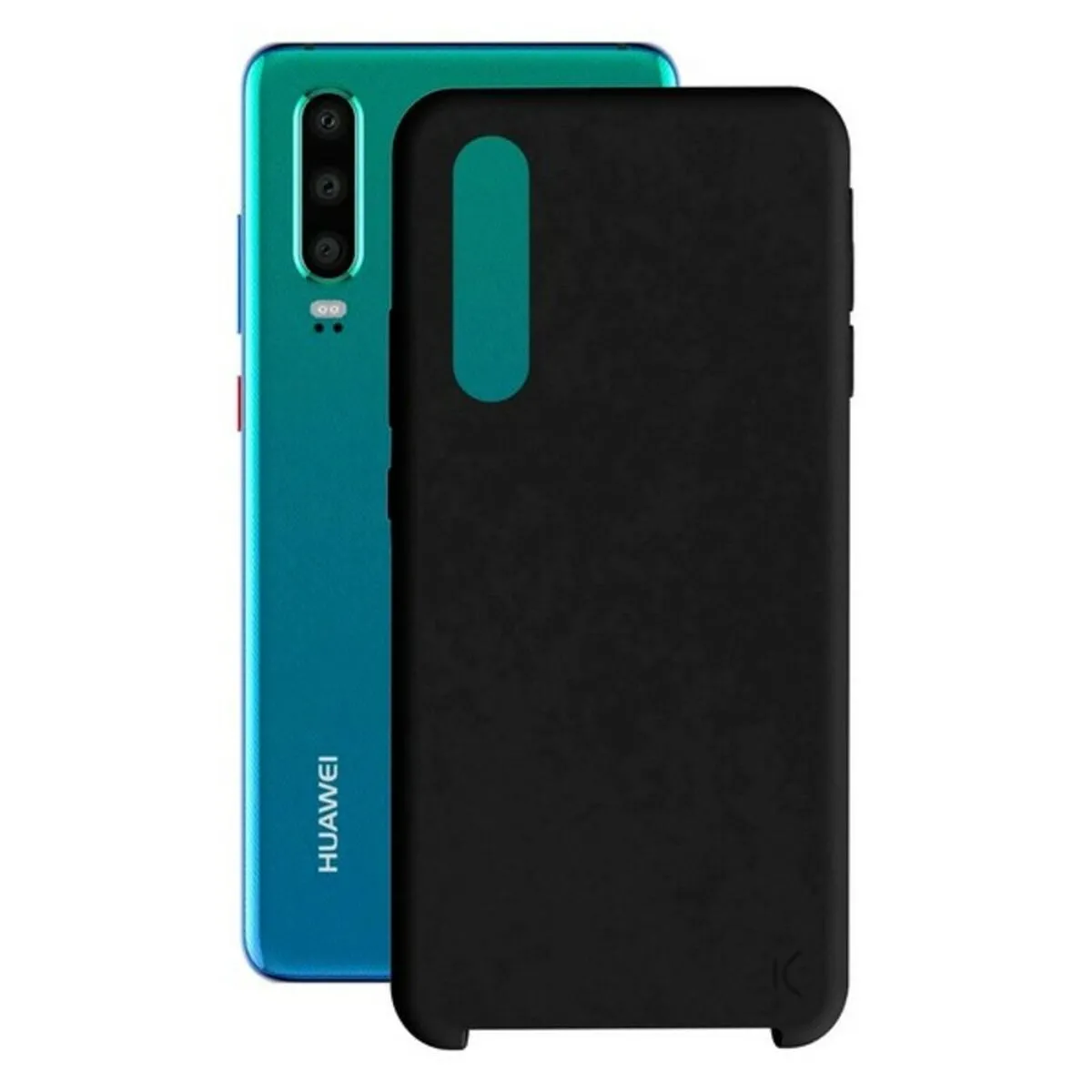 Ksix Noir Coque En Silicone Huawei P30