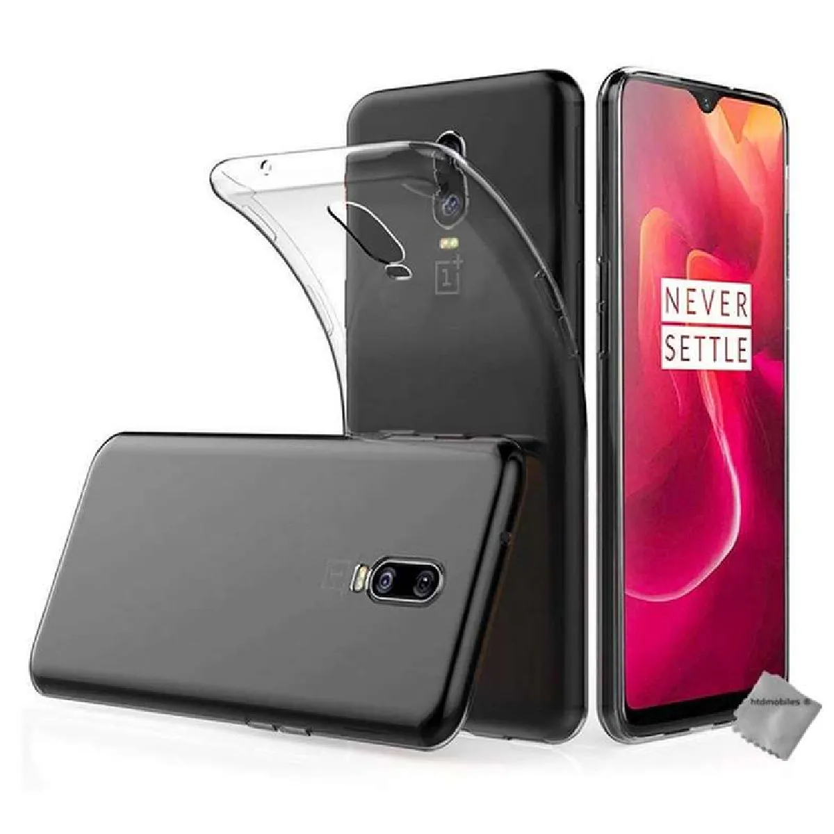 Coque Silicone Fine + Film écran Pour OnePlus 13 5G - Transparente - Neuf Sous Emballage