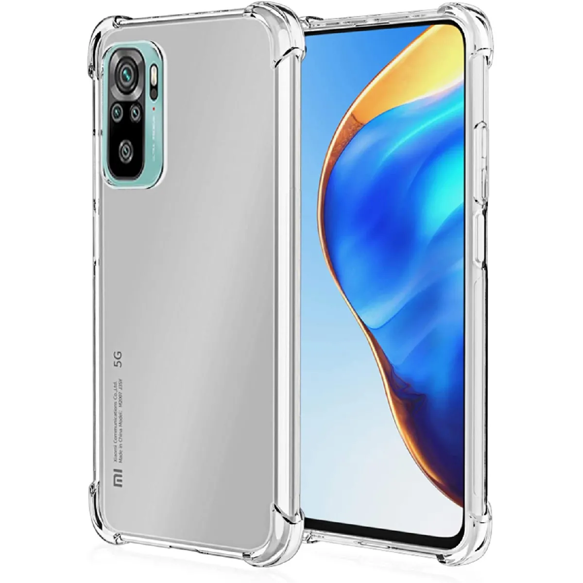 Xeptio Coque Bumper À Bords Renforcés Xiaomi Redmi Note 10 4G - Transparent