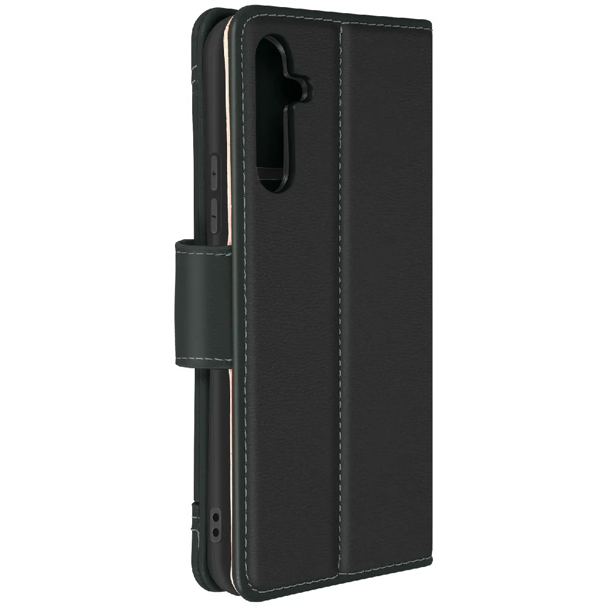 Avizar Noir Étui Pour Samsung Galaxy A54 5G Folio Multi-Compartiments Support Vidéo