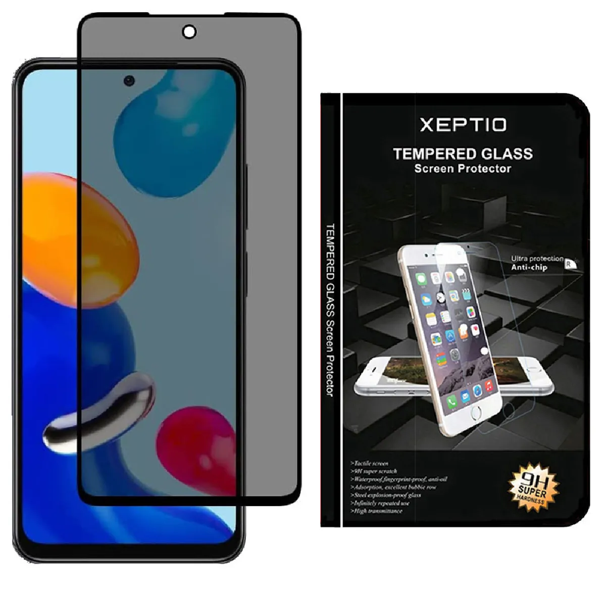 Xeptio Verre Trempé De Confidentialité Pour Xiaomi Redmi Note 13 Pro+ 5G