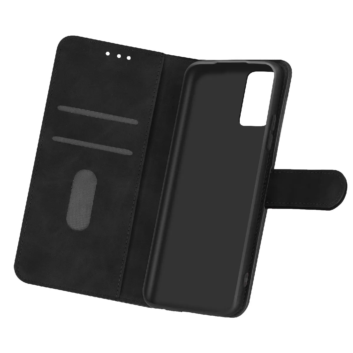 Avizar Noir Housse Pour Samsung Galaxy A33 5G Clapet Portefeuille Fonction Support