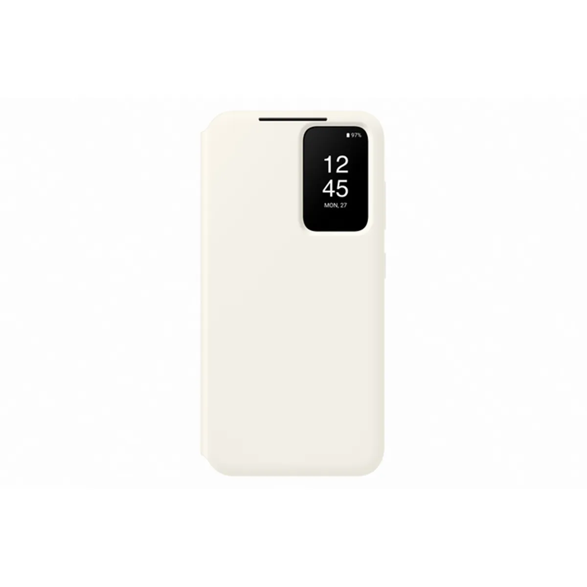 Samsung Étui pour Galaxy S23 Folio Modèle Smart View avec Porte-cartes Beige