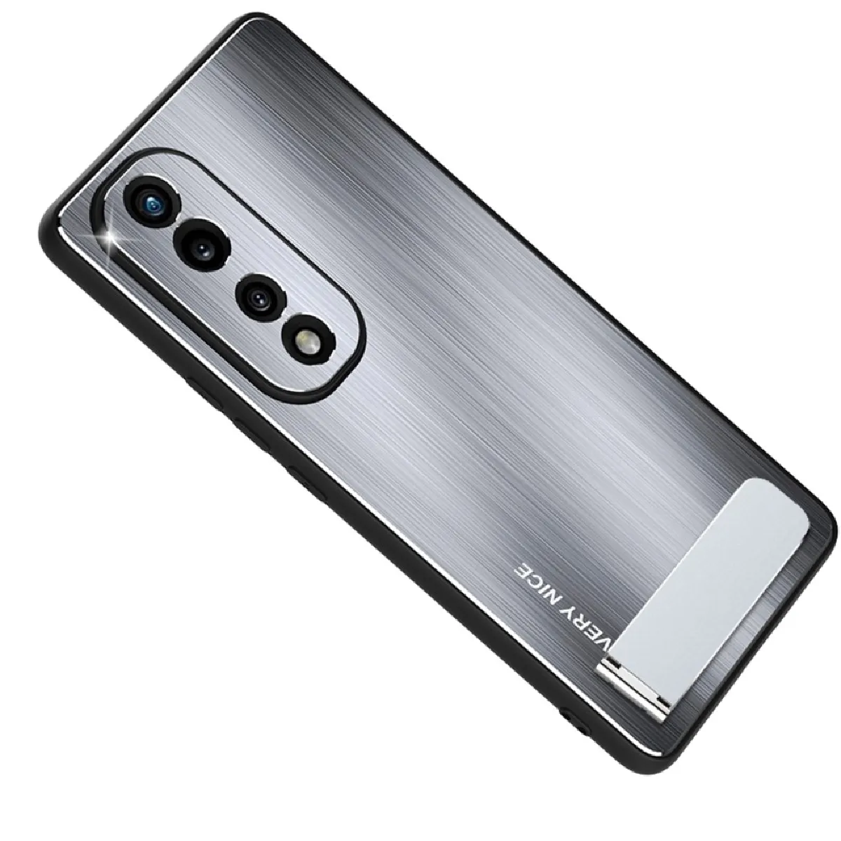 Générique Argent Coque Bumper Honor 70 Pro 5G - É