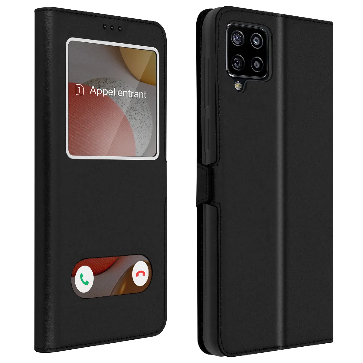Avizar Noir Housse Samsung Galaxy A42 5G