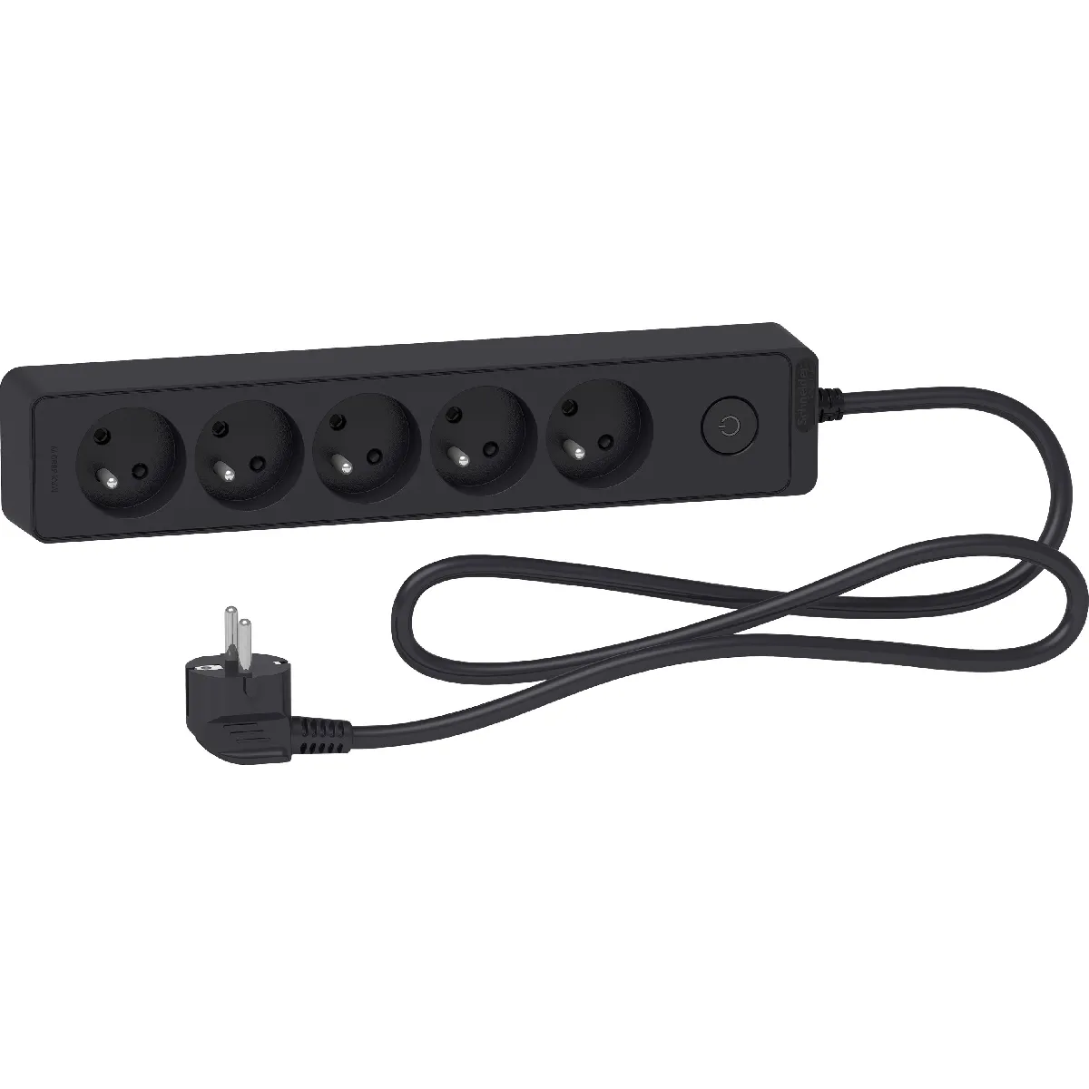 Schneider Bloc multiprises 5 Prises 2P+T