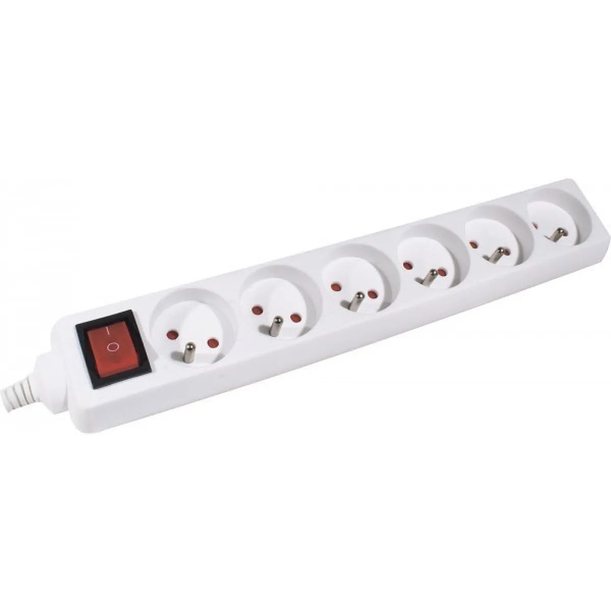 Dexlan Blanc Multiprise 6 Prises