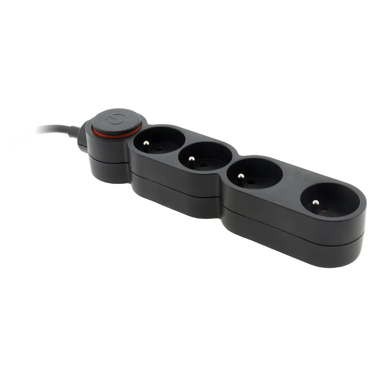 Zenitech Noir - Bloc Home 4 Prises 16A 2P+T Câble 1,5M - Image 4