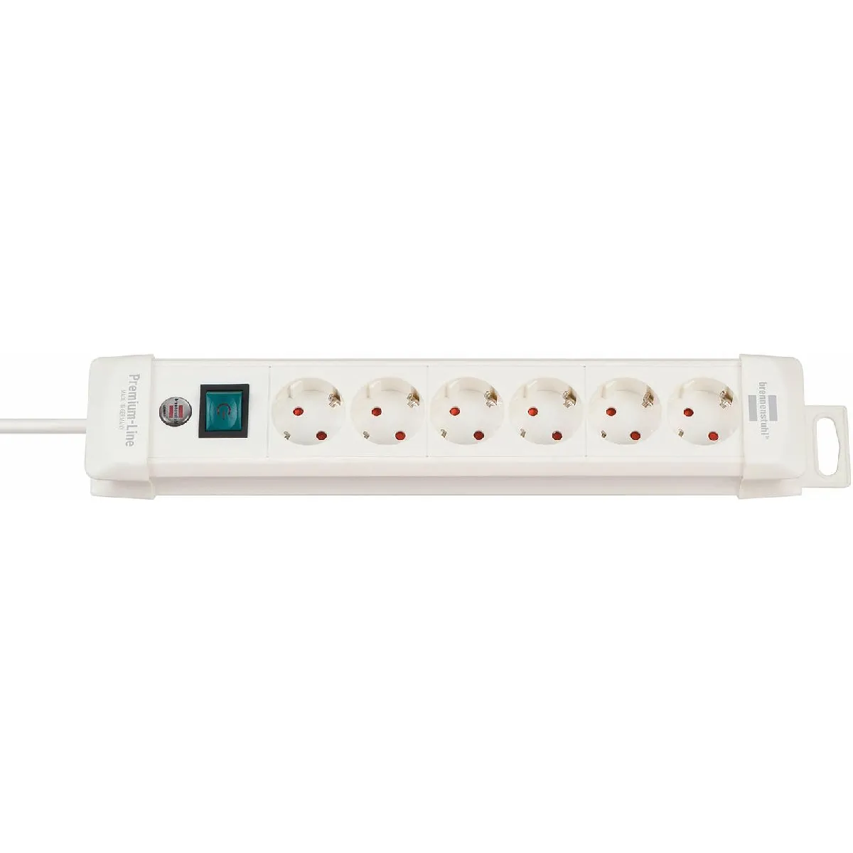 Brennenstuhl Blanc Premium-Line 6 Prises