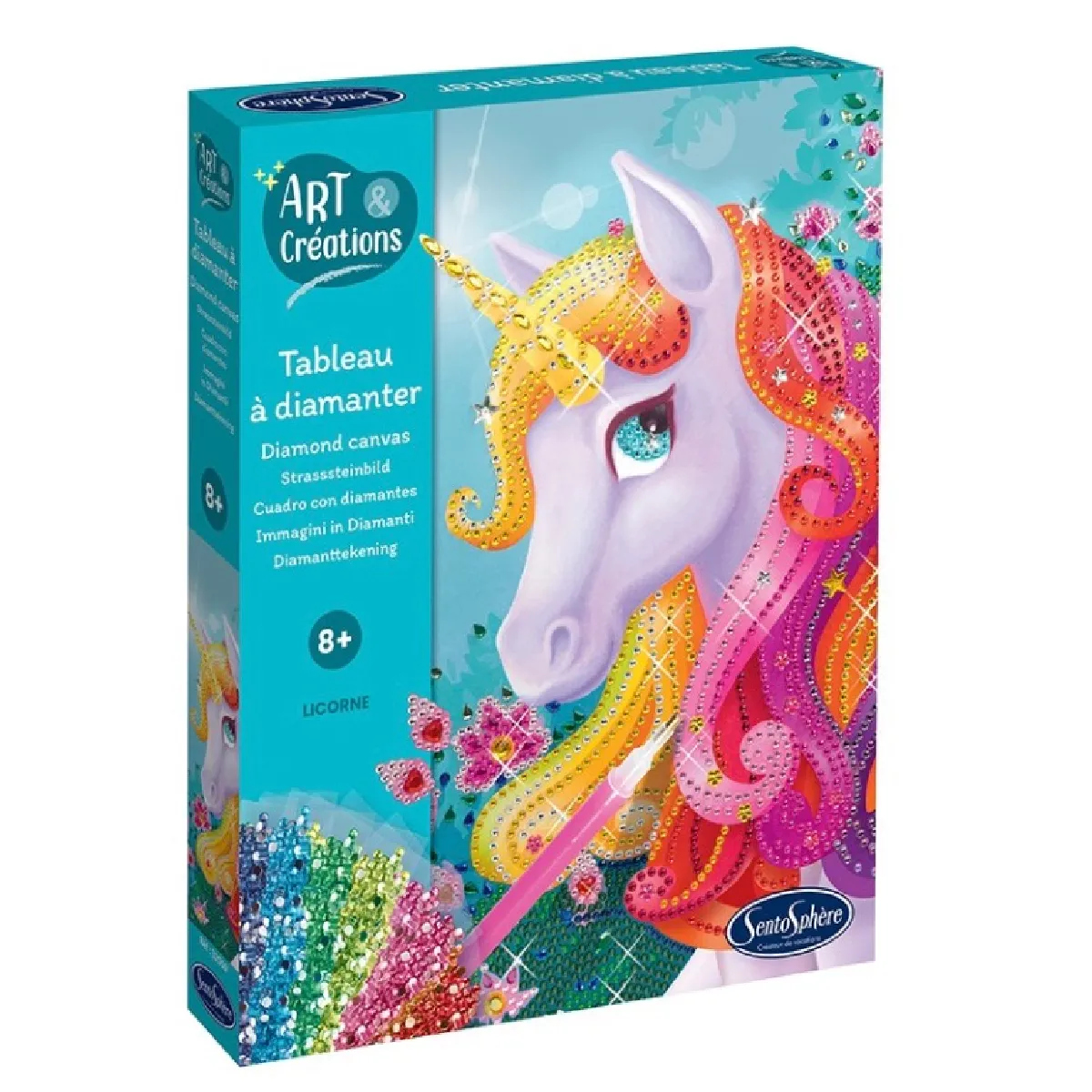 Sentosphère Sentosphere Tableau À Diamanter Licorne