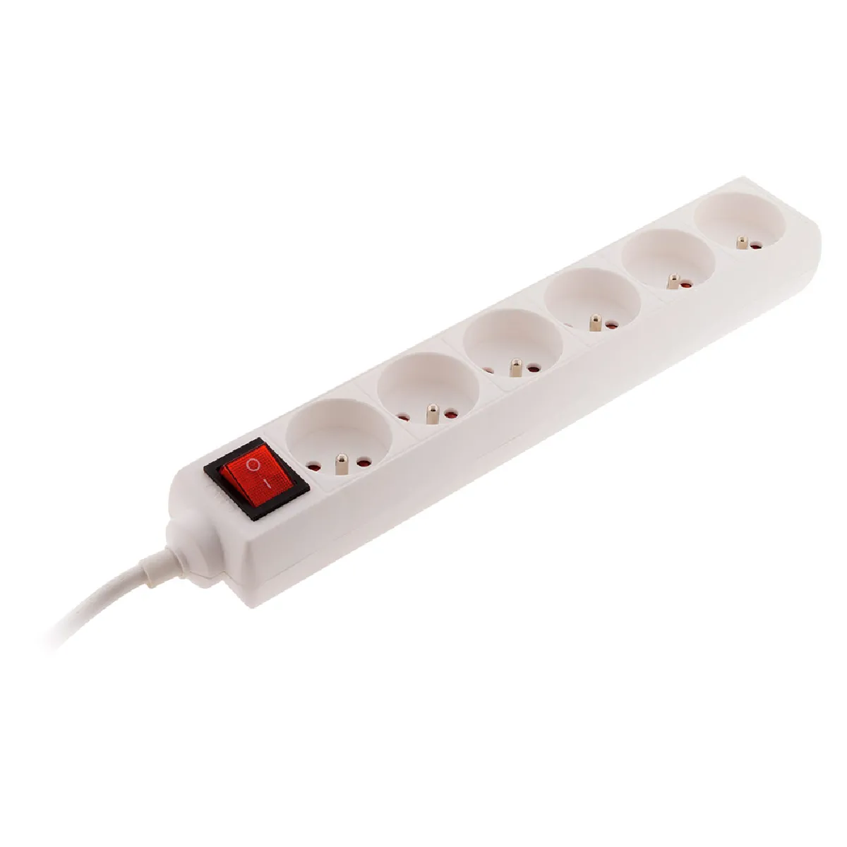 Zenitech - Bloc Multiprise - 6 Prises - 16A - Blanc - Image 3