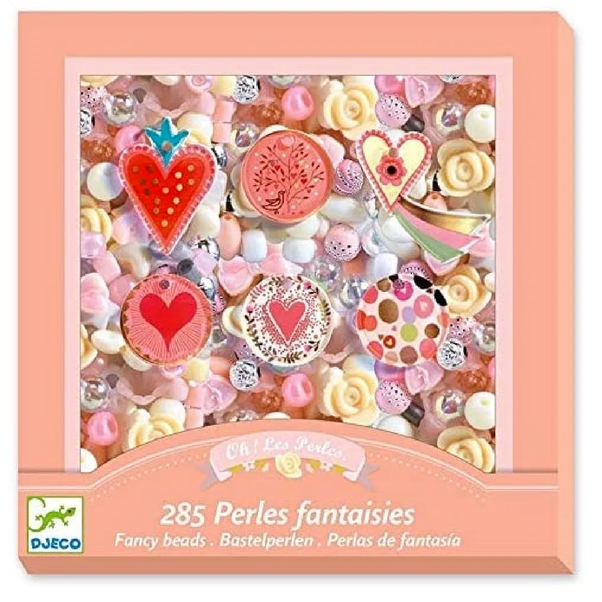 Djeco Multicolore Création Perle Et Bijou Cœurs - Image 3